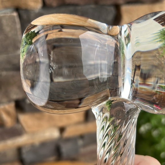 Vintage Val St. Lambert "Don’t Judge This!" Crystal Gavel - Picture 4 of 7